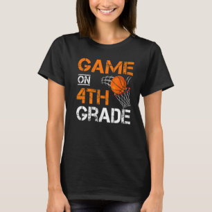 Camiseta Jogos No Quarto Grau De Basquete No Primeiro Dia D