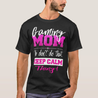 Camiseta Jogos Online de Vídeo de Mãe Mãe Mãe Jogadora