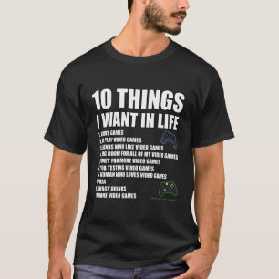 Camiseta Jogos Para Novidade Do Jogo De Vídeo