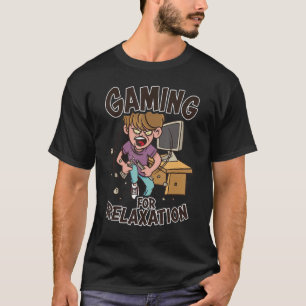 Camiseta Jogos para relaxar Nerd Gamer Boy Say Comput