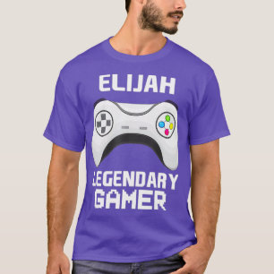 Camiseta Jogos Personalizados de Jogador do Elijah
