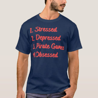 Camiseta Jogos Piratas em Destaque Obcecados