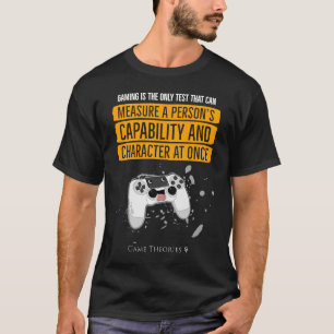 Camiseta JOGOS PODEM MEDIR CAPACIDADE E CARACTERIZAR Gamin