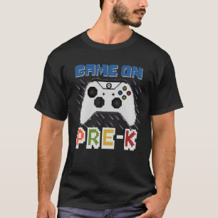 Camiseta Jogos Pré-K Pré-K De Jogo De Volta À Escola 2021