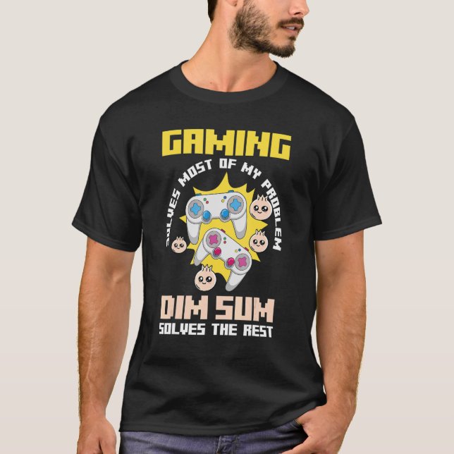 Camiseta Jogos Resolvem A Maioria Dos Meus Problemas, Resum (Frente)