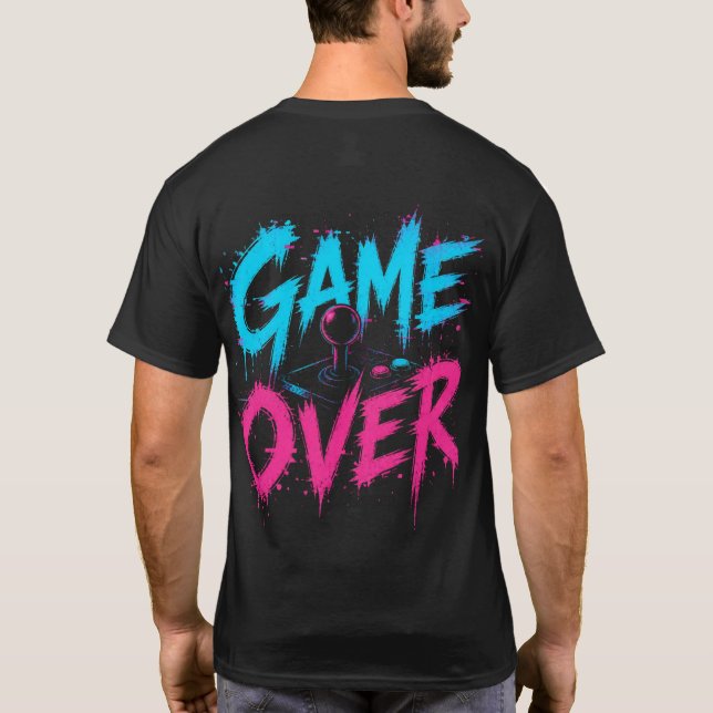 Camiseta Jogos Retrô Nostálgicos (Verso)