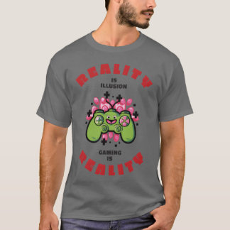 Camiseta jogos são a realidade namorado