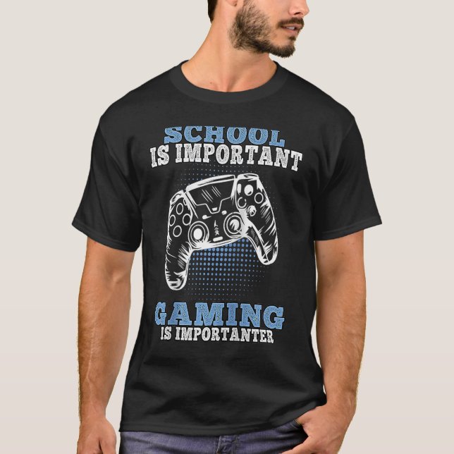 Camiseta Jogos são importantes Videogames Gamer Rag (Frente)