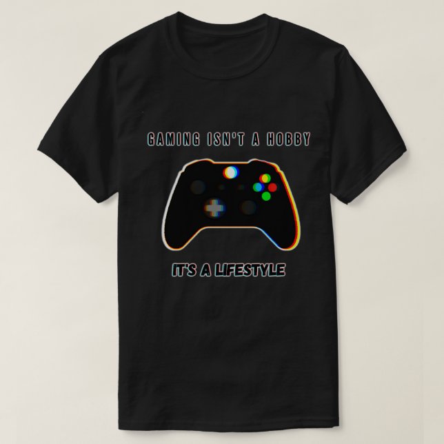 Camiseta Jogos são um estilo de vida (Frente do Design)