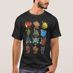 Camiseta Jogos Tabletop Função de Nerd Jogar Dice Jogo Jogo