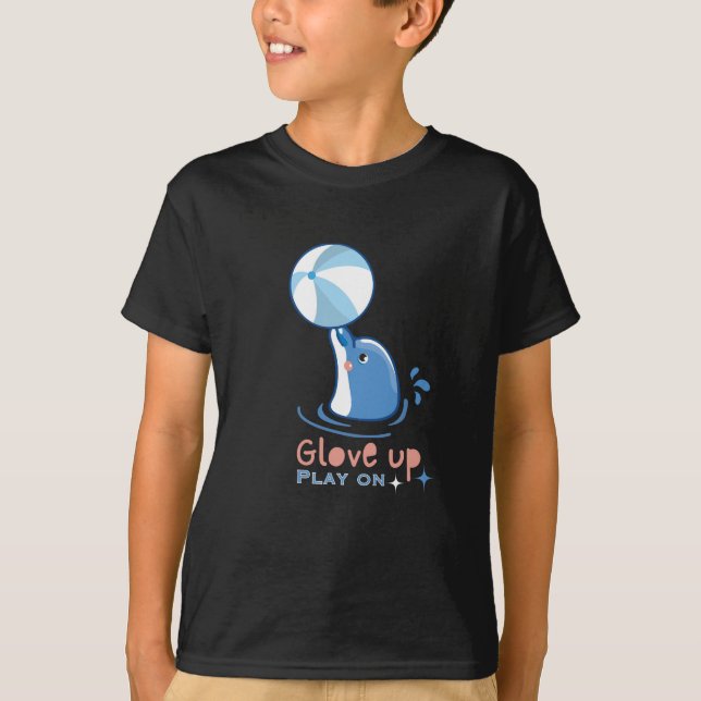 Camiseta Jogue as luvas (Frente)