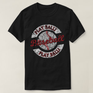Camiseta Jogue Bola de Beisebol Vintage