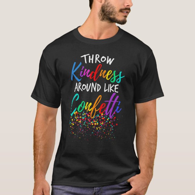Camiseta Jogue Bondade Como Confetti Kid Professor (Frente)