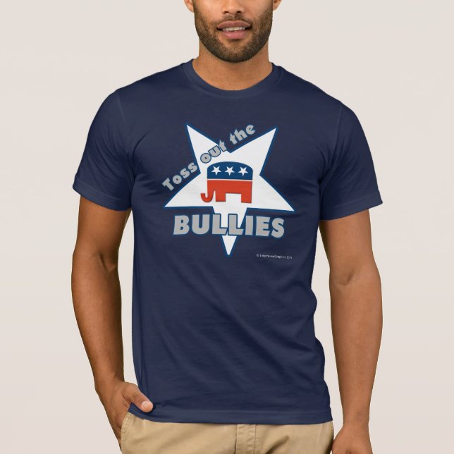 Camiseta Jogue fora as bolas do GOP! (Frente)
