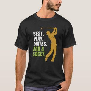 Camiseta Jogue Golfe. Melhores Playmates. Pai