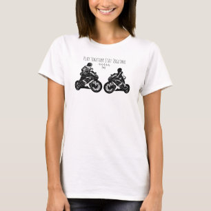 Camiseta Jogue Juntos...Motocicleta Personalizada