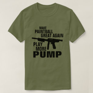 CAMISETA JOGUE MAIS BOMBA FAZEM O EXCELENTE DO PAINTBALL