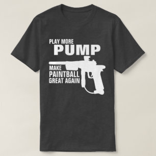 CAMISETA JOGUE MAIS BOMBA FAZEM O EXCELENTE DO PAINTBALL