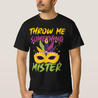 Camiseta Jogue-Me Algo, Sr. Festa miçanga Mardi Gras