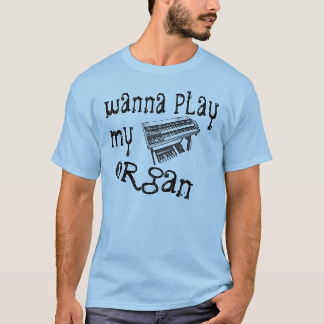 Camiseta Jogue meu órgão (Frente)