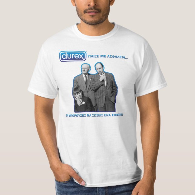 Camiseta Jogue-o cofre forte… que você poderia salvar uma (Frente)