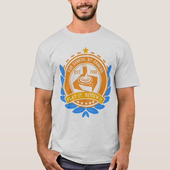 Camiseta Jogue-o revisão ele t-shirt oficial (Frente)