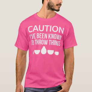 Camiseta Jogue Potes Cerâmicos Artista Engraçado
