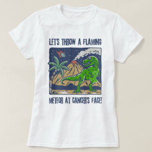 Camiseta Jogue Um Meteador De Chamada Engraçado No Câncer d