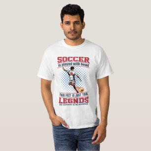 Camiseta Joguei Futebol Com Minha Cabeça