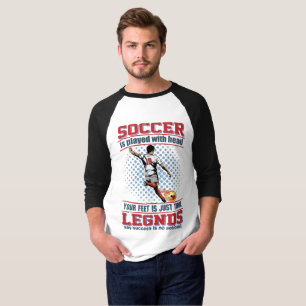 Camiseta Joguei Futebol Com Minha Cabeça