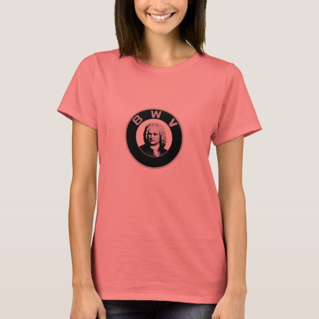 Camiseta Johann Sebastian Bach (Frente)