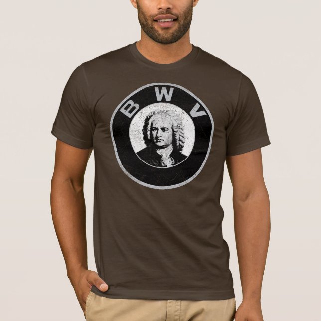 Camiseta Johann Sebastian Bach (Frente)