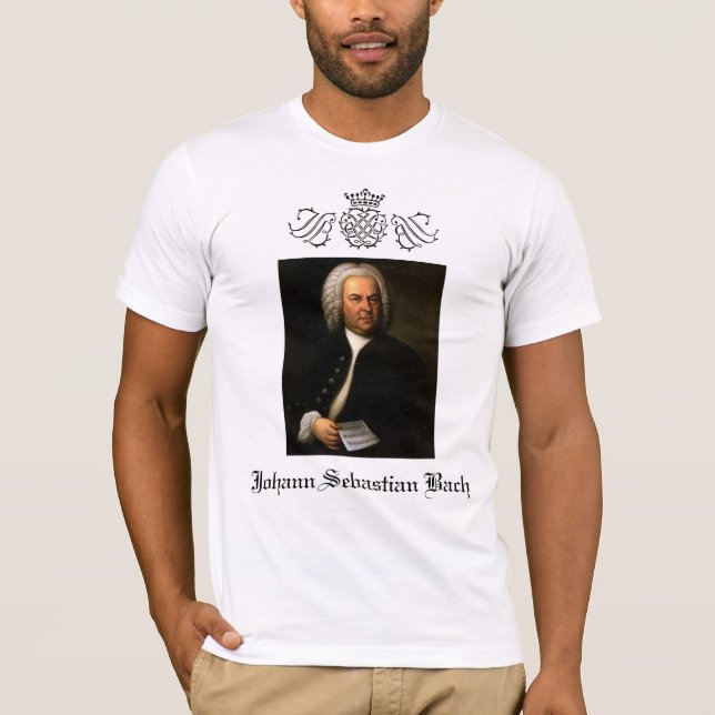 CAMISETA JOHANN SEBASTIAN BACH (Frente)