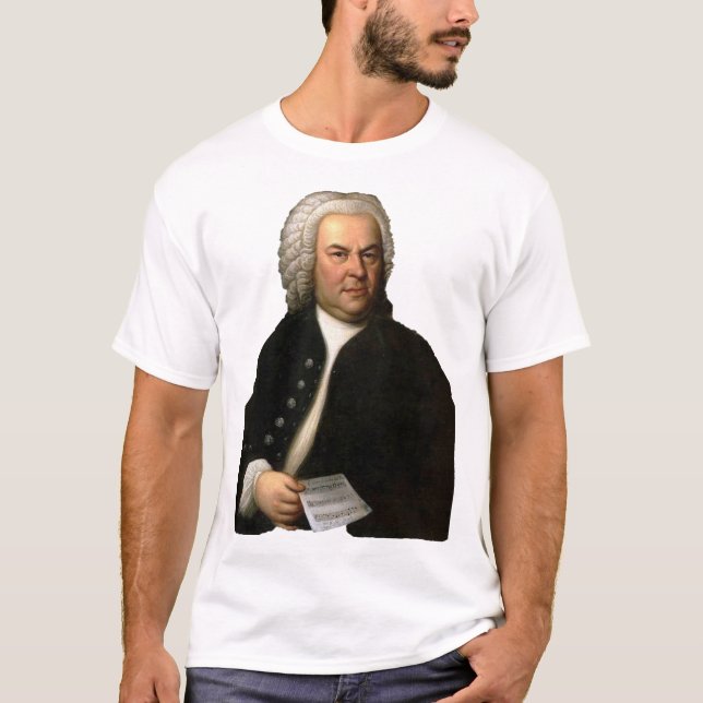 Camiseta Johann Sebastian Bach (Frente)