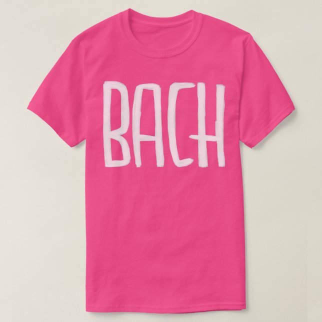 Camiseta Johann Sebastian Bach Clássico Compositor Bach (Frente do Design)
