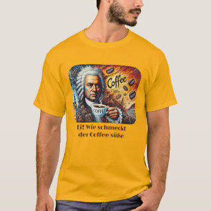 Camiseta Johann Sebastian Bach Kaffee