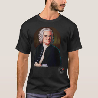 Camiseta Johann Sebastian Bach + logotipo en10ContraSticker