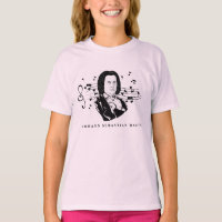 Johann Sebastian Bach Portrait e Bust com Notes