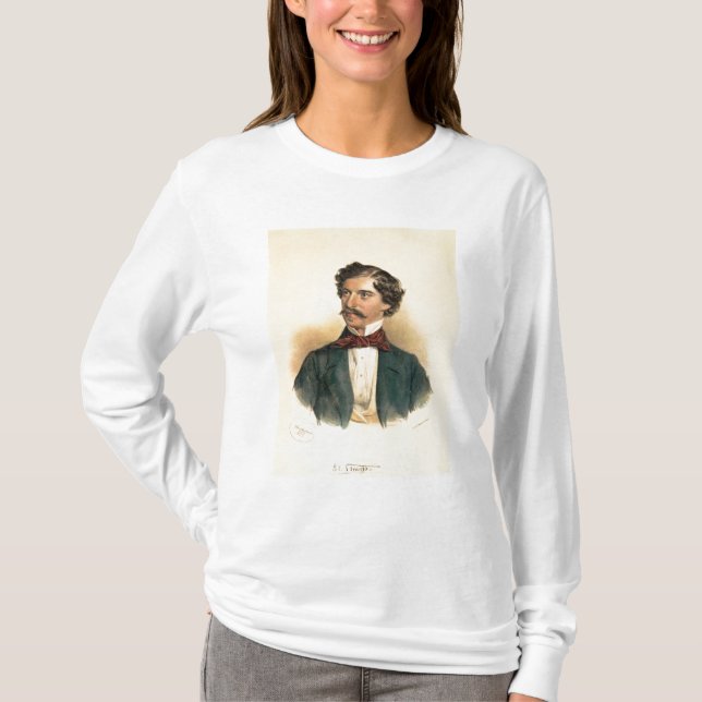 Camiseta Johann Strauss a pessoa idosa (Frente)