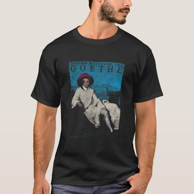 Camiseta Johann Wolfang Von Goethe Poeta Escritor Poeta Pop (Frente)