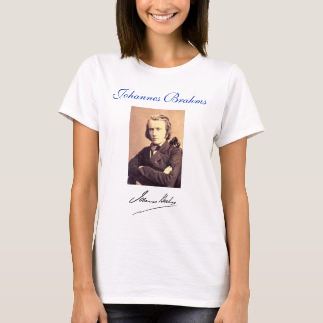 CAMISETA JOHANNES BRAHMS (Frente)
