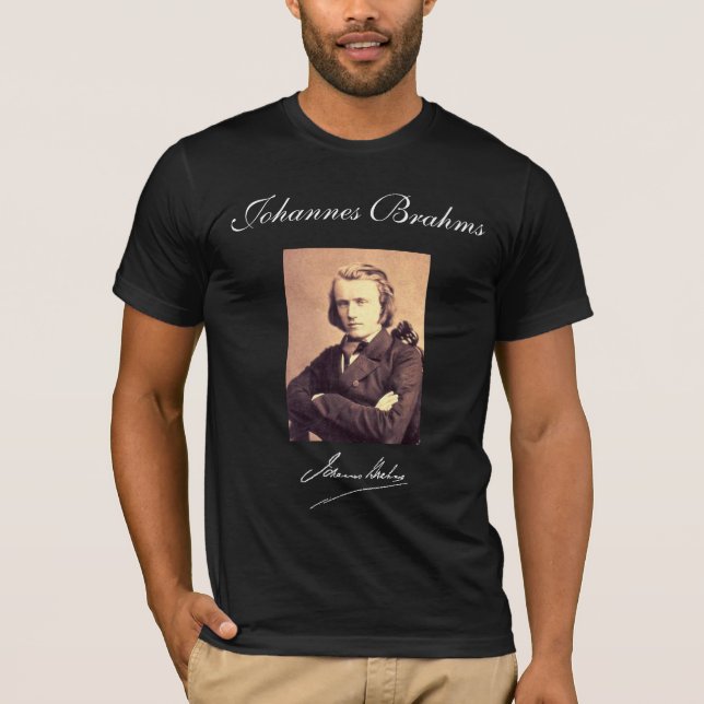 CAMISETA JOHANNES BRAHMS (Frente)