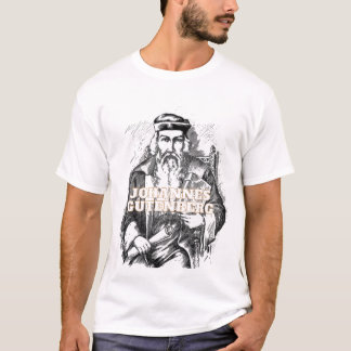 Camiseta Johannes Gutenberg 