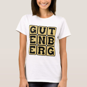 Camiseta Johannes Gutenberg, Impressor Alemão