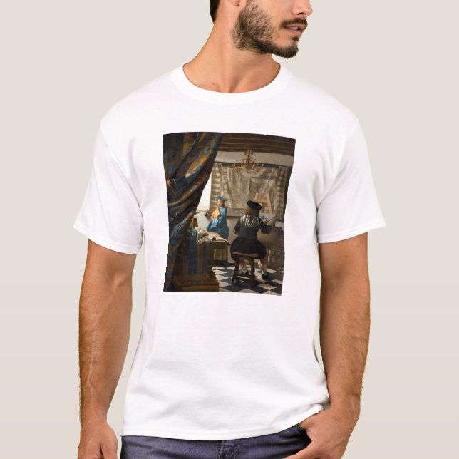 Camiseta Johannes Vermeer - A Alegoria da Pintura (Frente)
