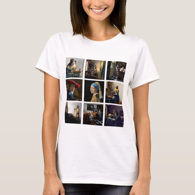 Camiseta Johannes Vermeer - Grelha de Mastercastas (Frente)