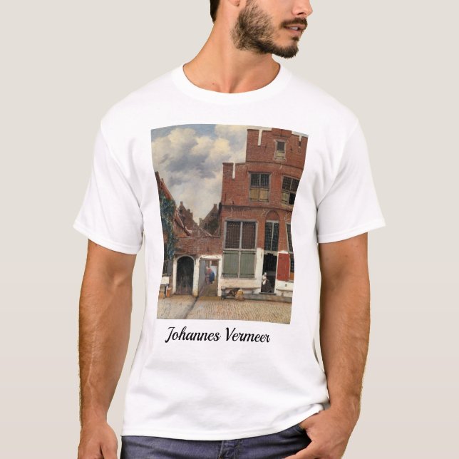 Camiseta Johannes Vermeer - Little Street (Frente)