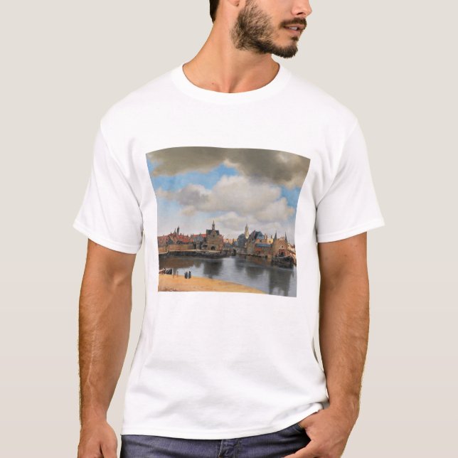 Camiseta Johannes Vermeer, van Deft, View of Delft (Frente)