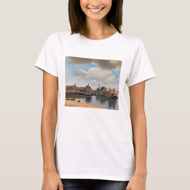 Camiseta Johannes Vermeer, van Deft, View of Delft (Frente)