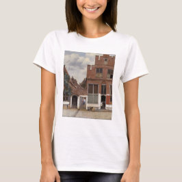 Camiseta Johannes Vermeer, Visão Das Casas Em Delft